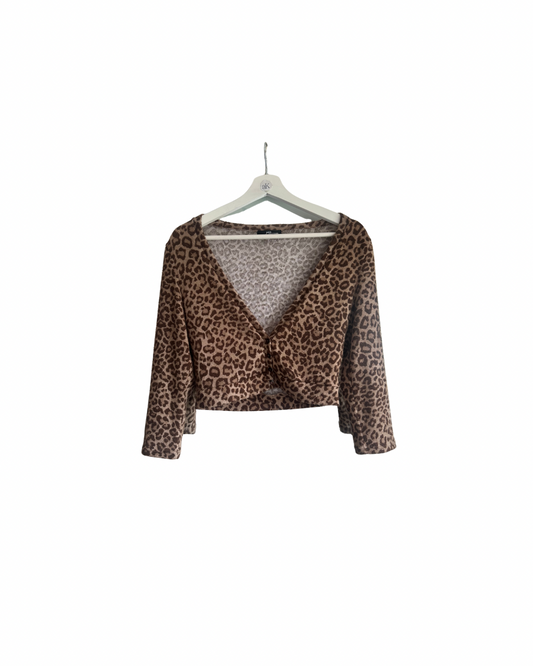 Jane Norman Leopard Print Cardigan